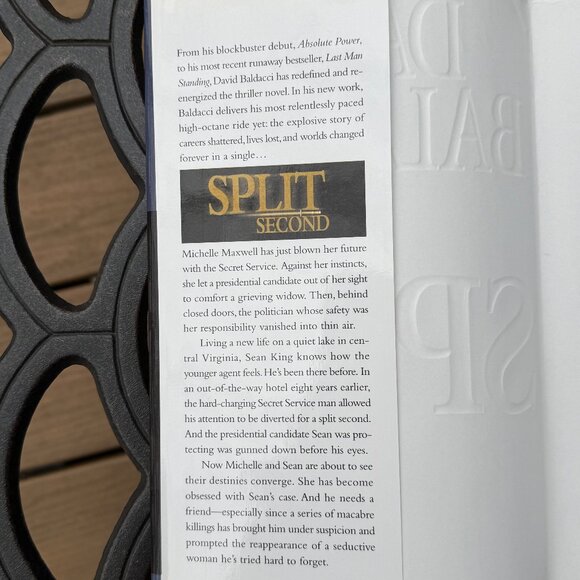 David Baldacci Hardback Book Bundle – Split Second & Last Man Standing - Picture 9 of 12